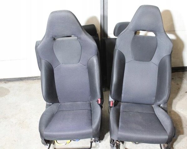 2007-2013 Subaru Impreza STI Black Leather /Seats/Pair