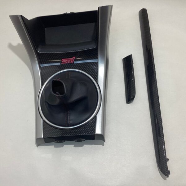 2015-2017 Subaru WRX STI Faux Carbon Shifter Surround Console w/ Dash Trim Panels