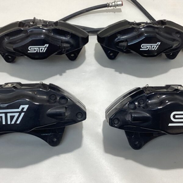 2008-2017 Subaru WRX STI Brembo Brake Calipers / Black / Set of 4