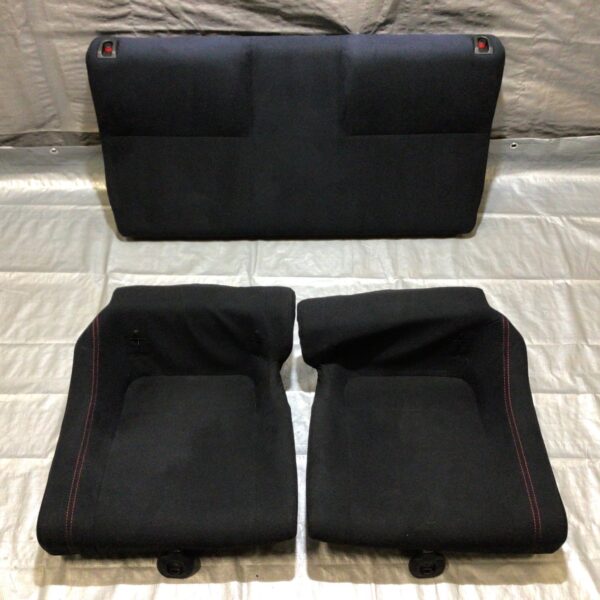 2013-2016 Scion FRS / Subaru BRZ Rear Seat Set / Black Cloth w/ Red