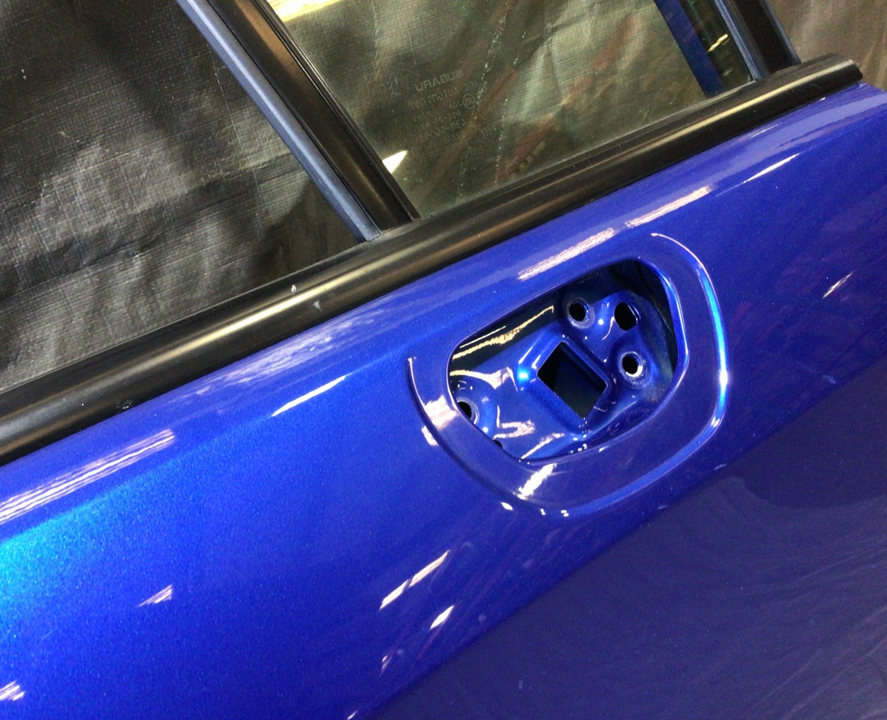 2015-2020 Subaru WRX STI Passenger Front Door Assembly / WR Blue - Image 3