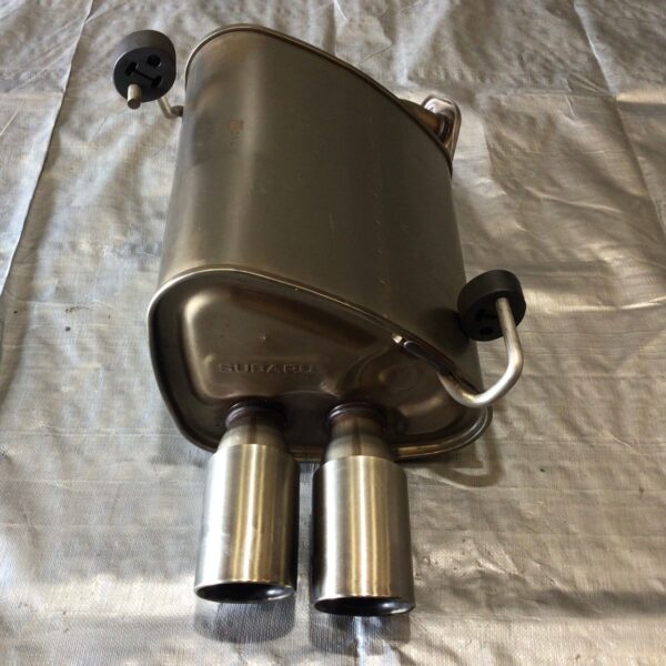 2018-2020 Subaru WRX STI Driver Side Exhaust Muffler w/ Tips / OEM