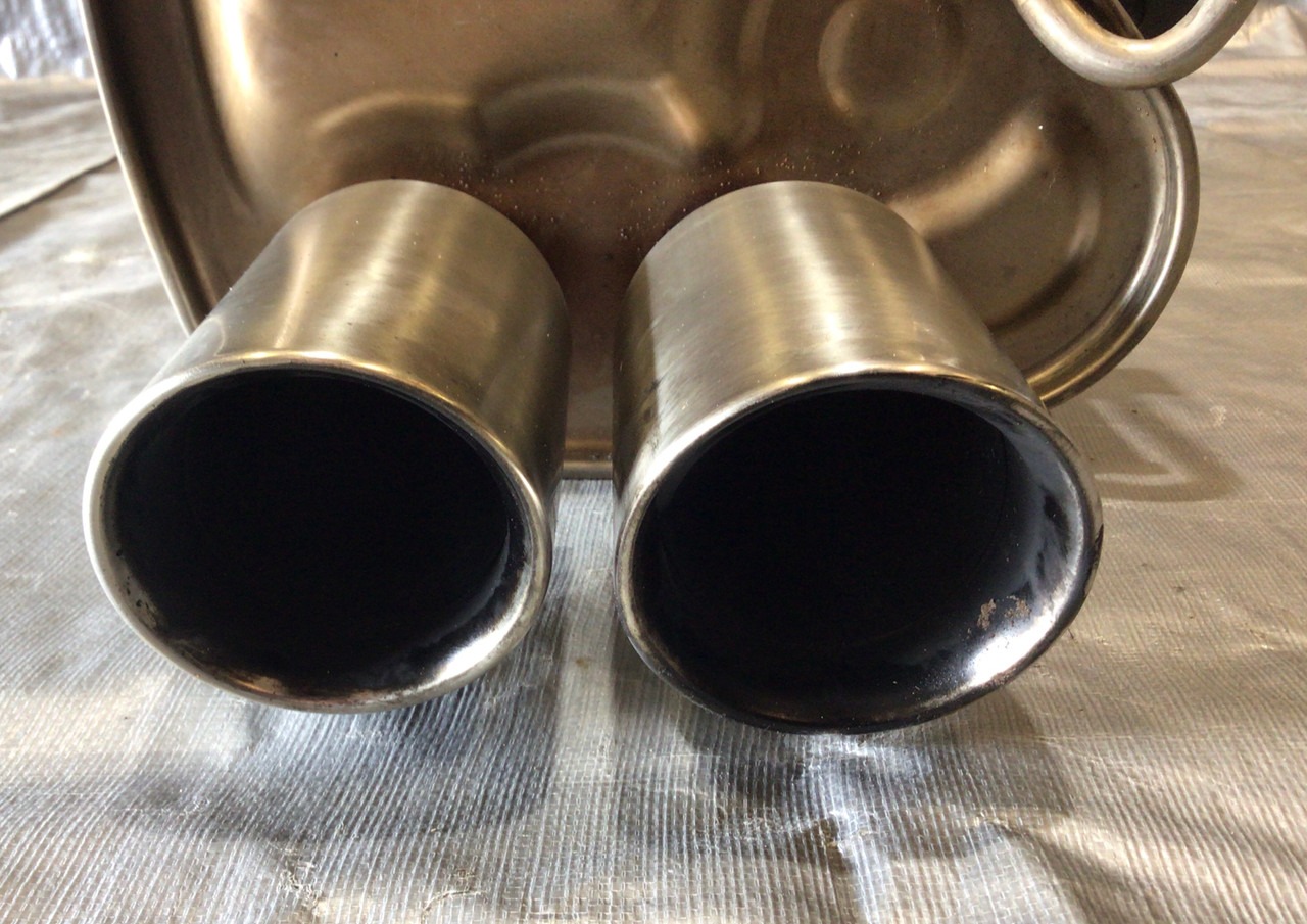 2018-2020 Subaru WRX STI Driver Side Exhaust Muffler w/ Tips / OEM - Image 4