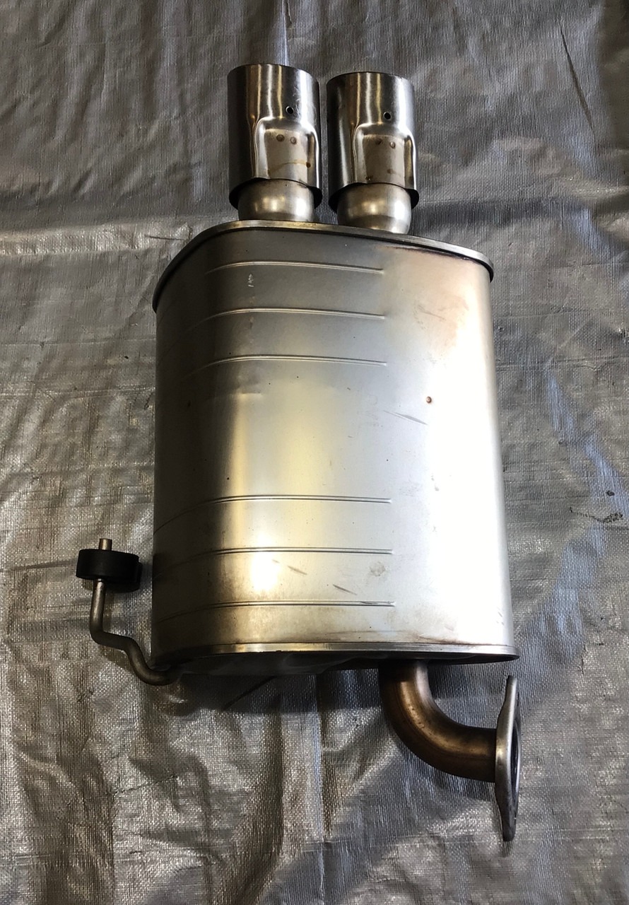 2018-2020 Subaru WRX STI Driver Side Exhaust Muffler w/ Tips / OEM - Image 5