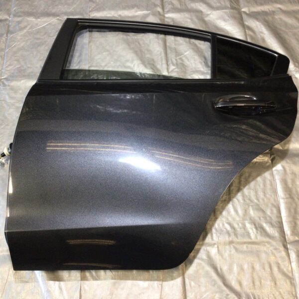 2015-2020 Subaru WRX STI Driver Rear Door Assembly / Dark Gray