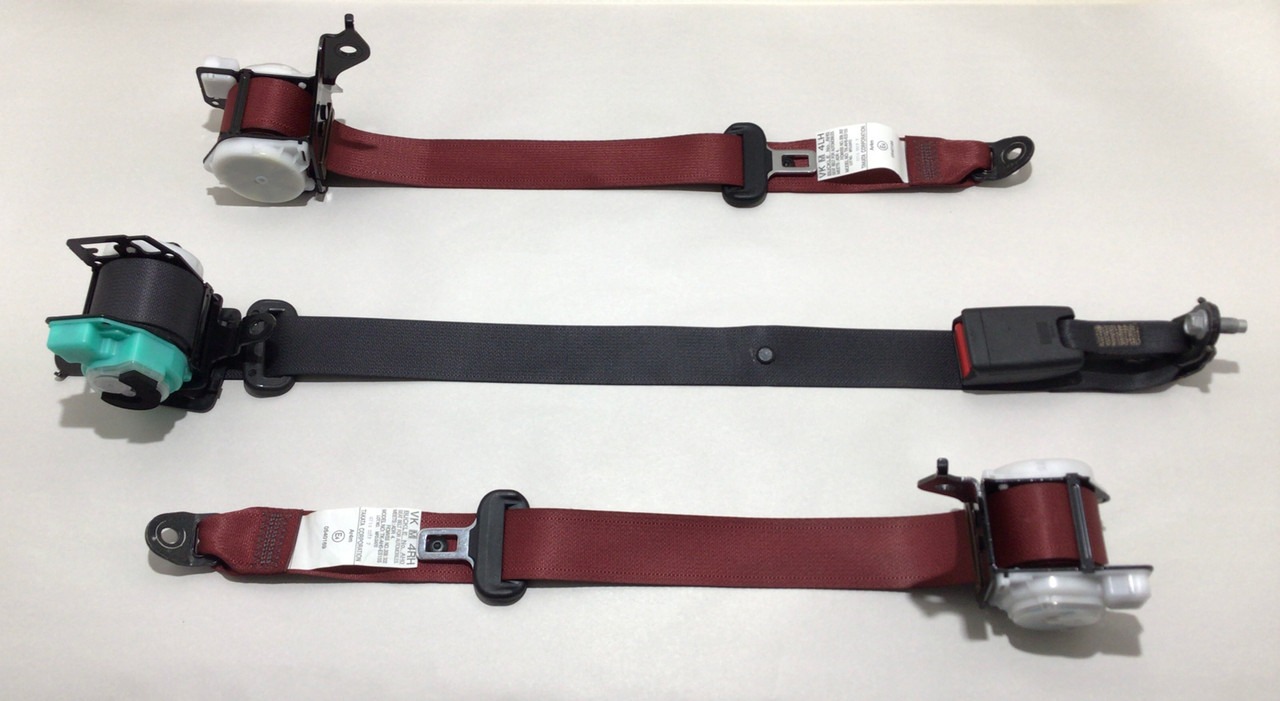 2018-2020 Subaru WRX STI Rear Seat Belt Set.