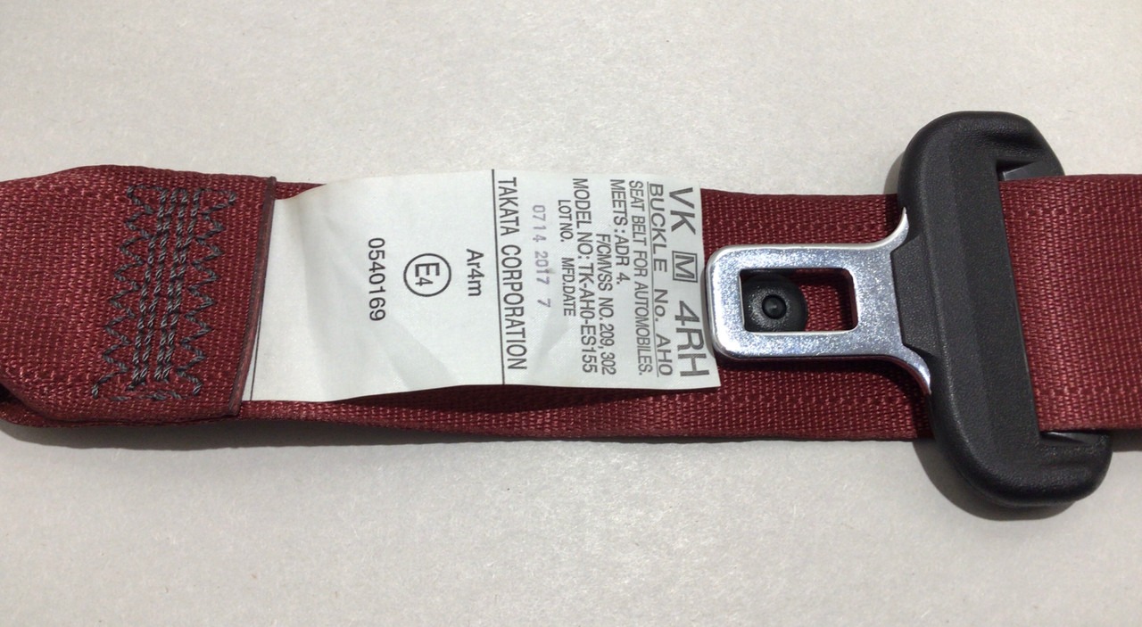 2018-2020 Subaru WRX STI Rear Seat Belt Set. - Image 5