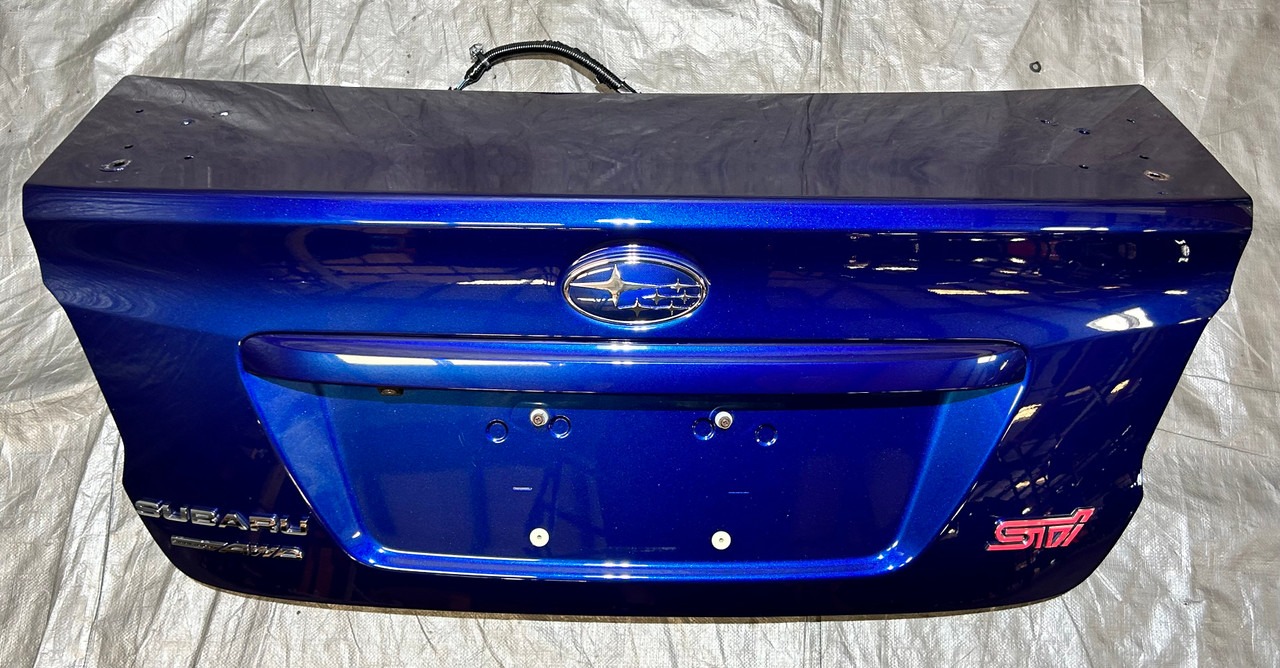 2015-2020 Subaru WRX STI OEM Trunk Lid Panel / Lapis Blue Pearl