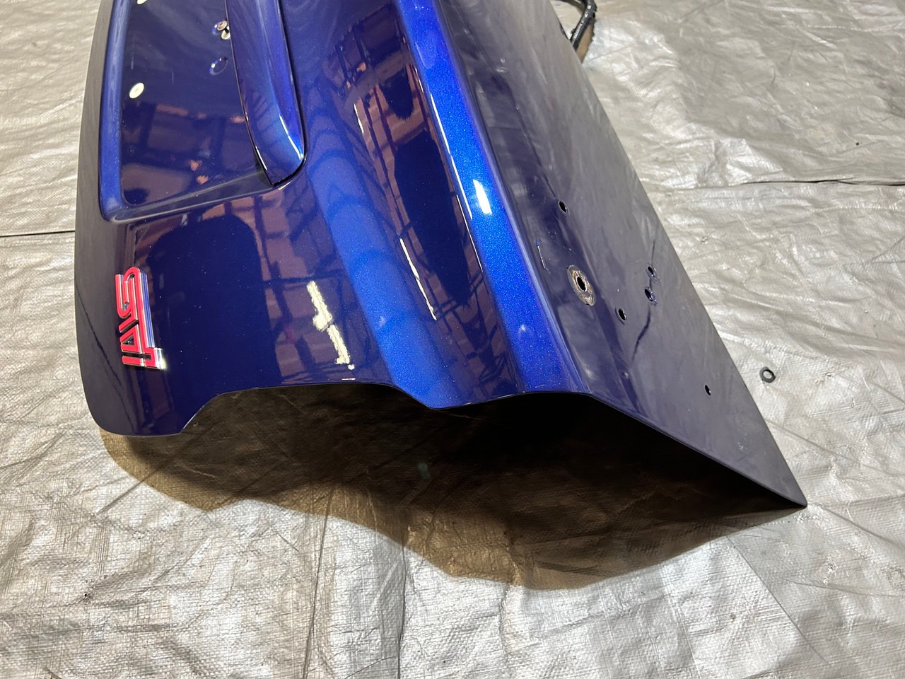 2015-2020 Subaru WRX STI OEM Trunk Lid Panel / Lapis Blue Pearl - Image 3