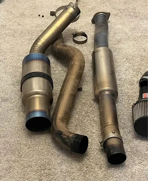 2015-2020 Subaru WRX STI Driver Side Exhaust Muffler w/ Air Intake/