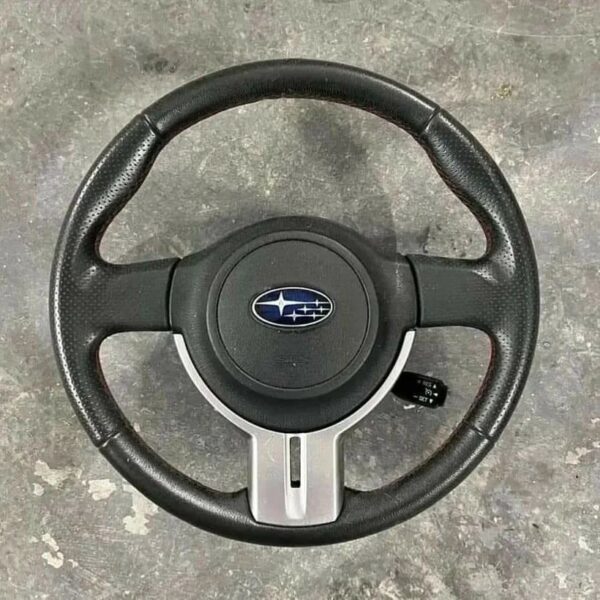 2015-2020 Subaru WRX STI Black Leather Steering Wheel