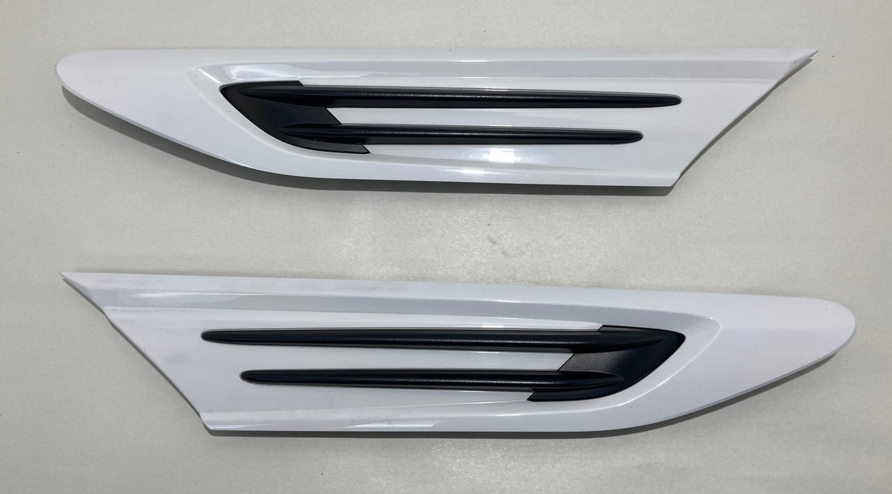 2013-2020 Subaru BRZ /Fender Vent Trims / Pair / Ceramic White