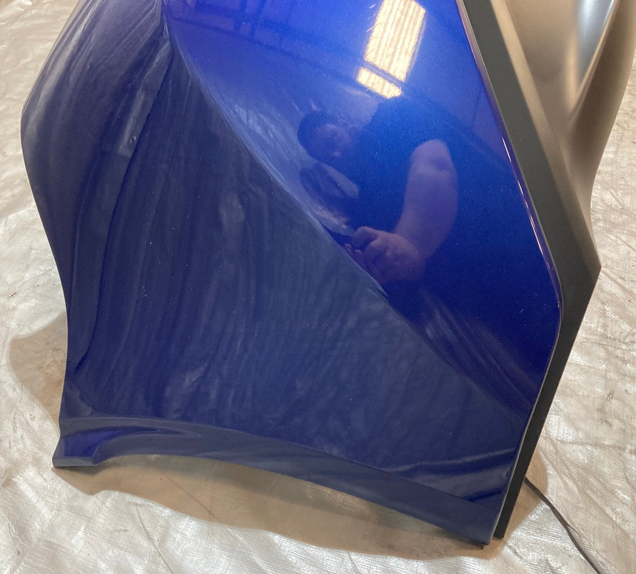 2022-2023 Subaru BRZ Rear Bumper Cover w/ Diffuser Trim / Sapphire Blue Pearl - Image 2